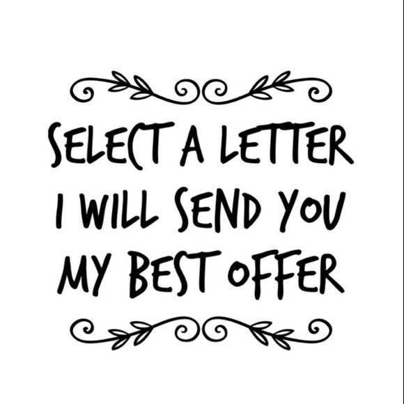 Gold Plated and Mother Shell Initial Pendant Necklaces - Picture 4 of 7